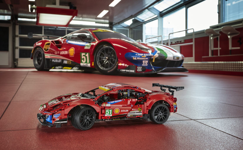 First Ever LEGO Technic Ferrari Is A $169.99 Miniature 488 GTE For Your Desk