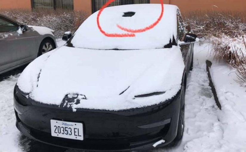 Tesla’s Sentry Mode Camera Will Melt Snow To Give It A Clear View