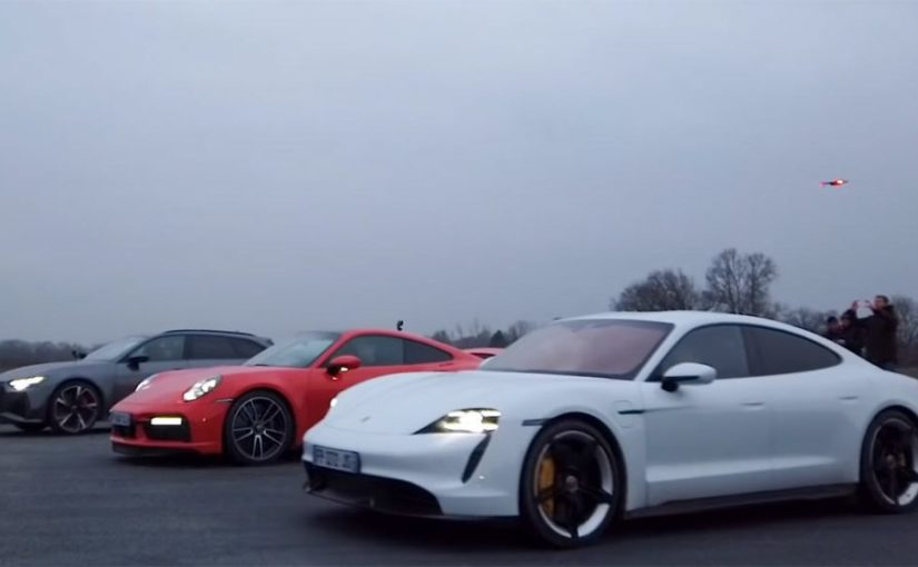 Audi RS6 Drag Races Porsche 911 Turbo S And Taycan Turbo S, Who Do You Think Won?