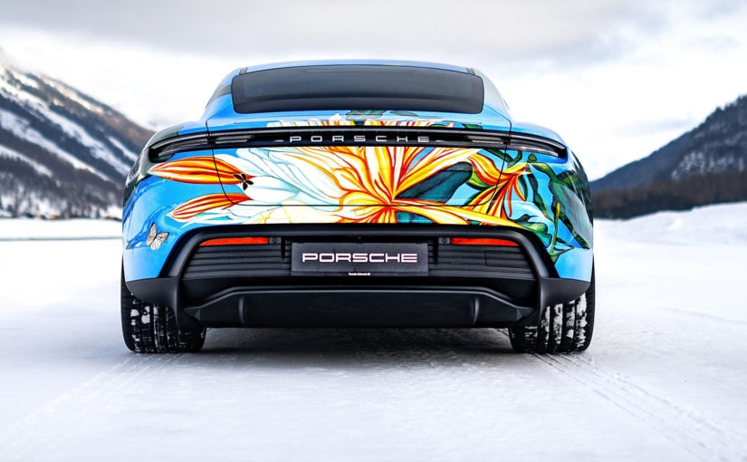Porsche Taycan 4S Art Car Heading To Auction Next Month