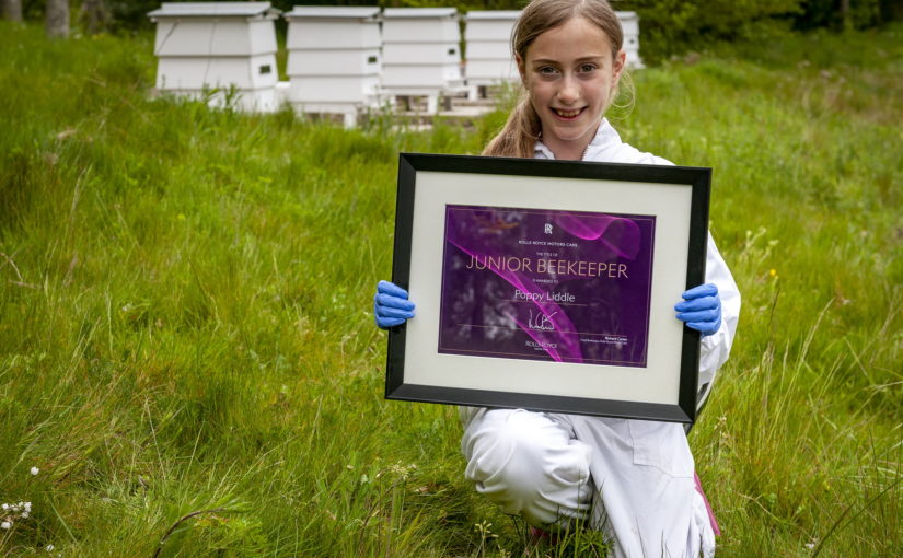 Rolls-Royce Appoints 8-Year-Old Junior Beekeeper After Her Beehive Was Stolen