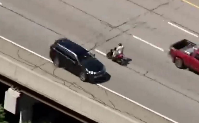 Scooter Rider Leads Police Chase Down Wrong Way Of Interstate Highway