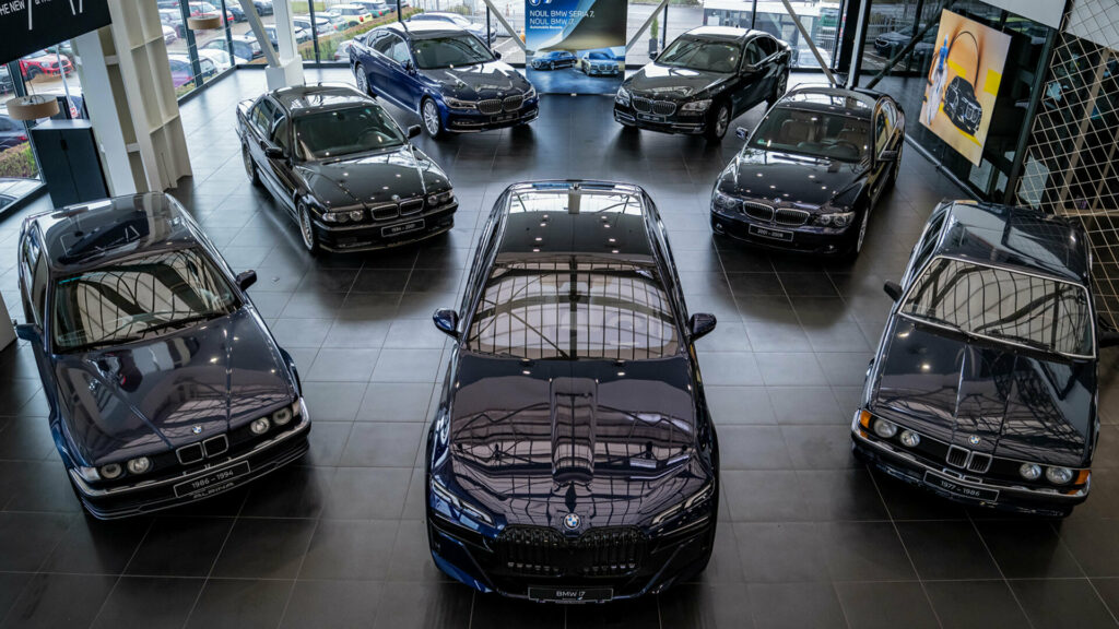  Lucky Number Seven: Dealer Brings Together Seven Generations Of The BMW 7-Series