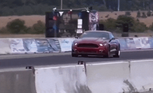 This Ford Mustang Wasn’t Safe Even At A Drag Strip